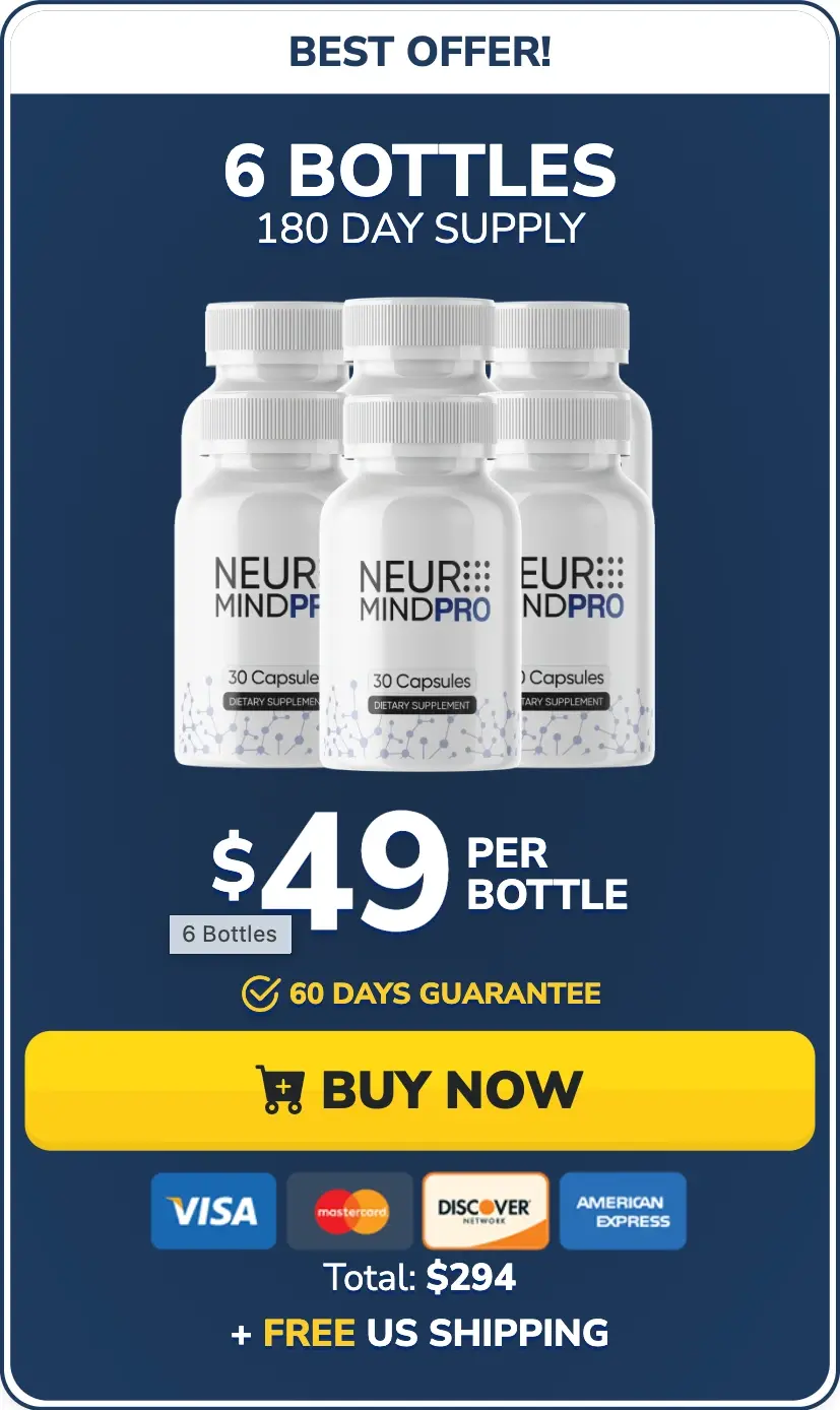 Buy NeuroMind Pro 6 Bottles 180 Day Supply
