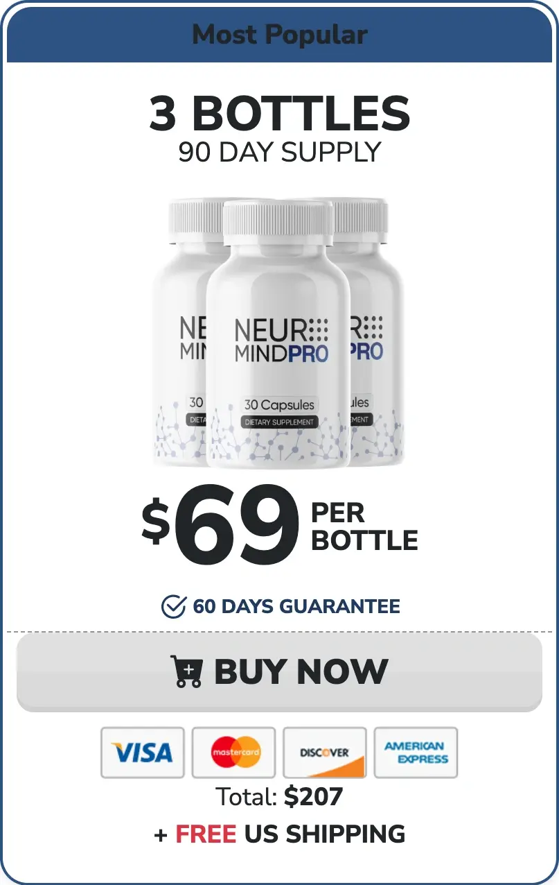 Buy NeuroMind Pro 3 Bottles 90 Day Supply
